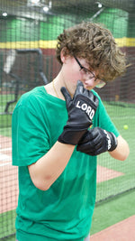 Pro Long Cuff Cabretta “DEAR LORD” Batting Gloves - Hallowed Collection