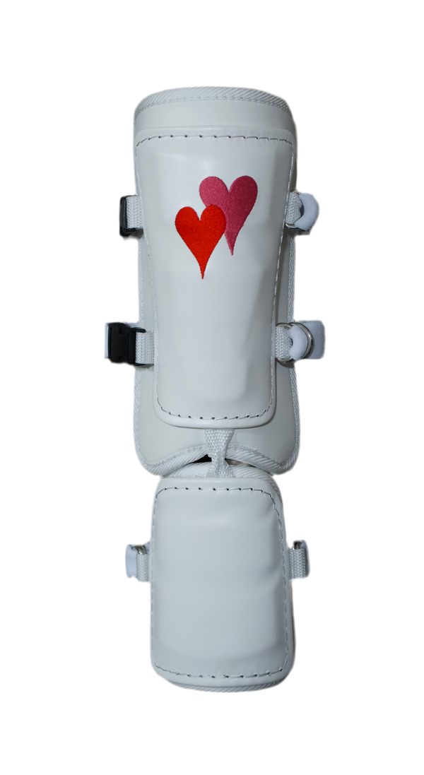Dual Hearts Leg Guard