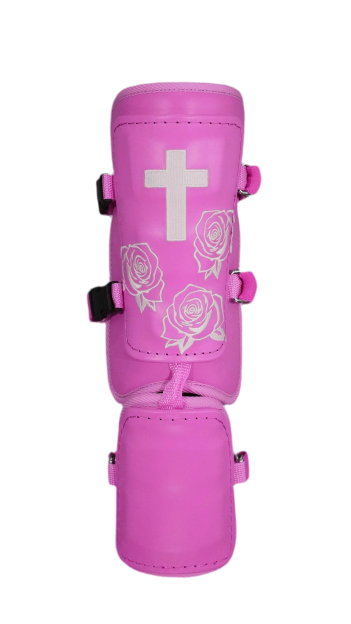 Pink Floral Leg Guard