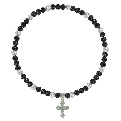 Rhinestone Bling Cross Necklaces