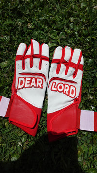 Pro Long Cuff Cabretta “DEAR LORD” Batting Gloves - Hallowed Collection