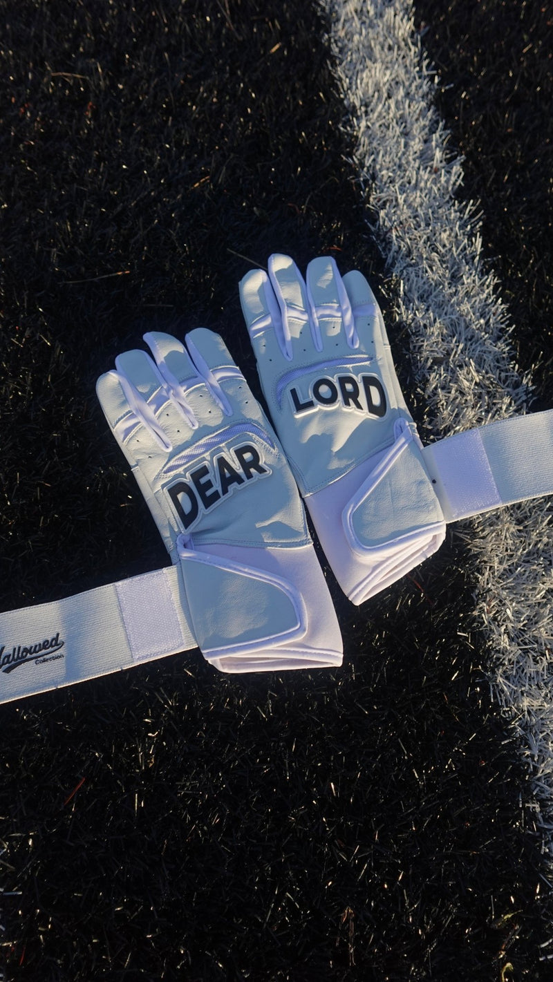 Pro Long Cuff Cabretta “DEAR LORD” Batting Gloves - Hallowed Collection