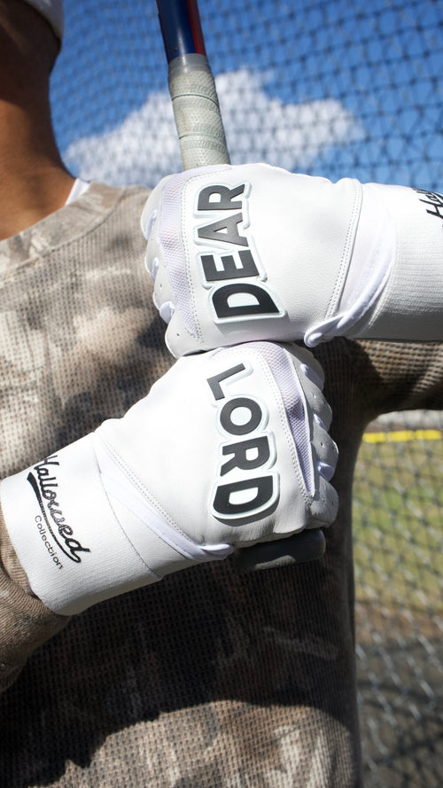 Pro Long Cuff Cabretta “DEAR LORD” Batting Gloves - Hallowed Collection