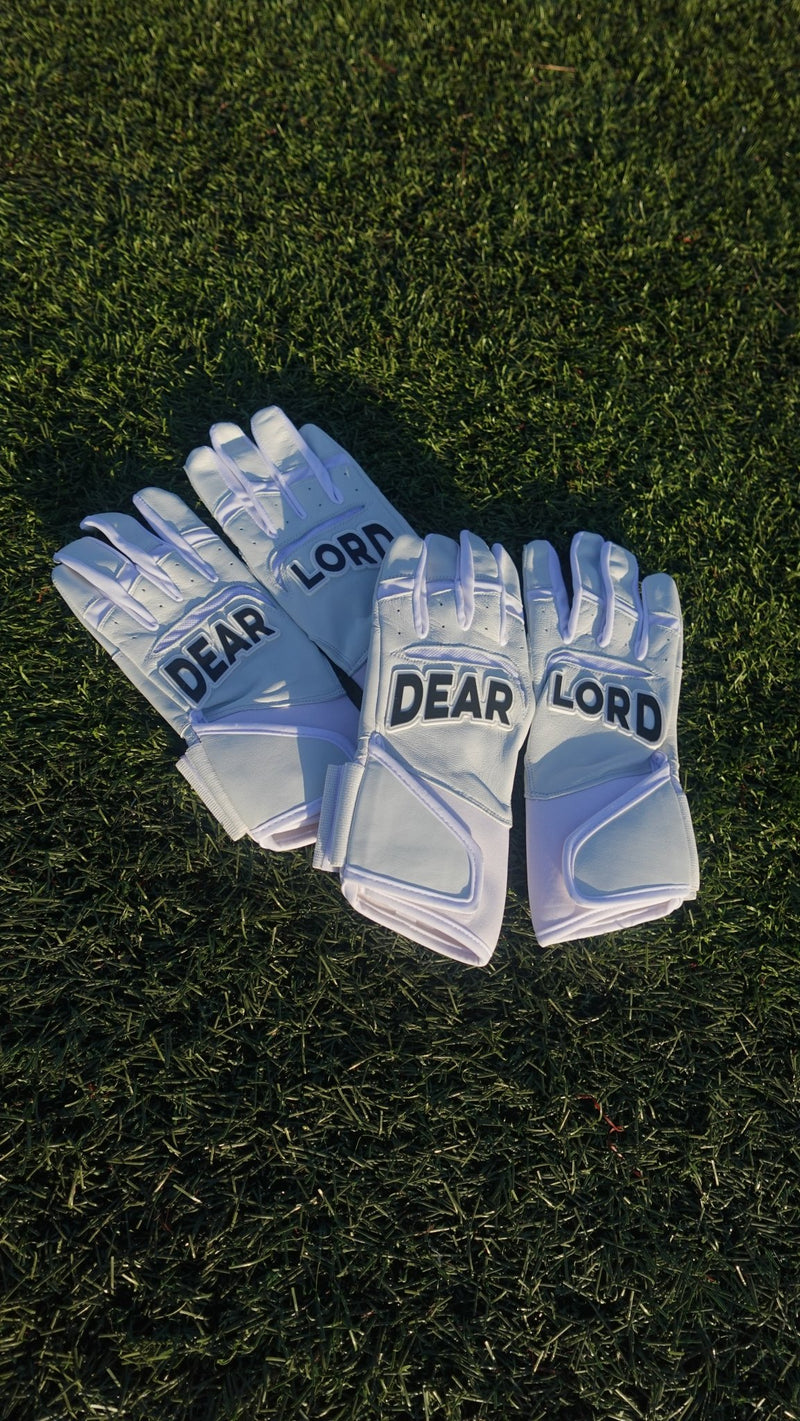 Pro Long Cuff Cabretta “DEAR LORD” Batting Gloves - Hallowed Collection