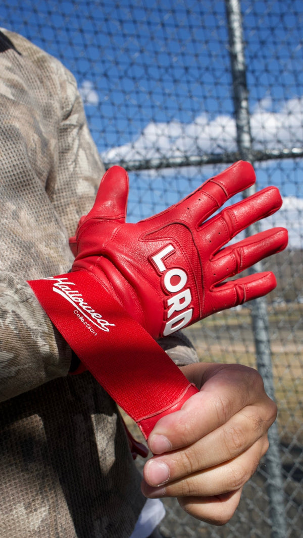Pro Long Cuff Cabretta “DEAR LORD” Batting Gloves - Hallowed Collection
