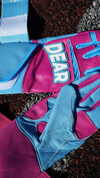 Pro Long Cuff Cabretta “DEAR LORD” Batting Gloves DOUBLE COTTON CANDY - Hallowed Collection