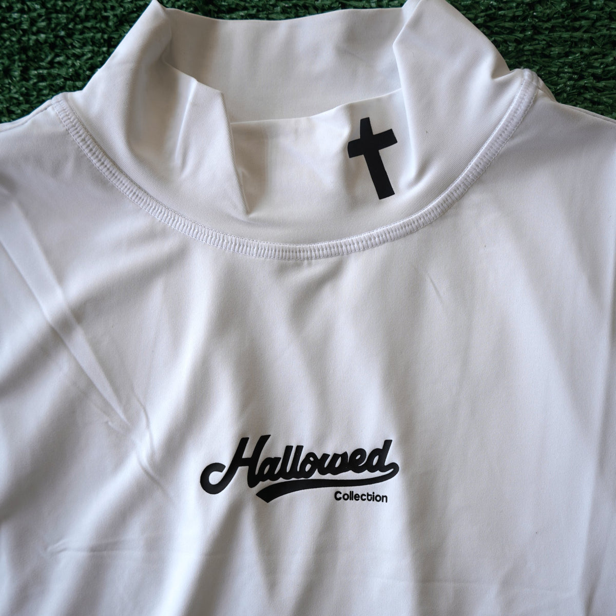 White Sleeveless Mock Neck - Hallowed Collection