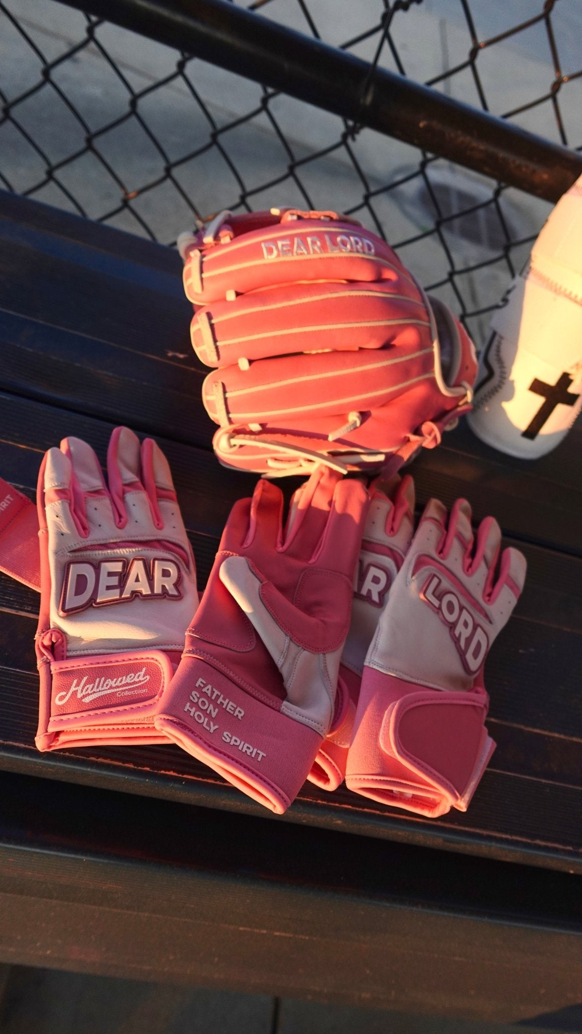 Pro Cabretta “DEAR LORD” Batting Gloves - Hallowed Collection